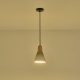 Arte Illumina Φωτιστικό Κρεμαστό Γύψινο Χακί 1x E27 Max 15W 160x160x220mm GESSO (144-50016)