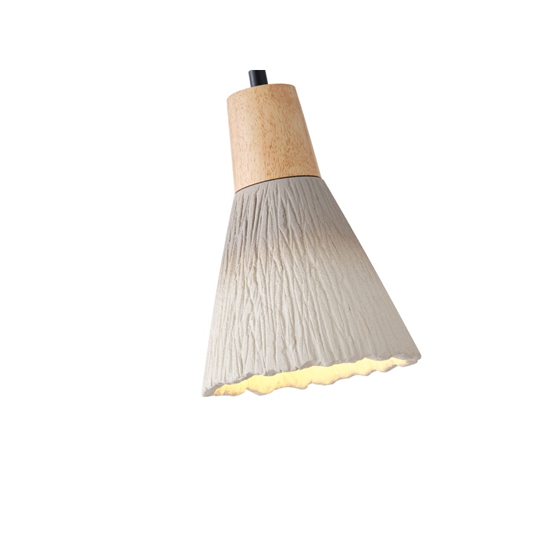 Arte Illumina Φωτιστικό Κρεμαστό Γύψινο Χακί 1x E27 Max 15W 160x160x220mm GESSO (144-50016)