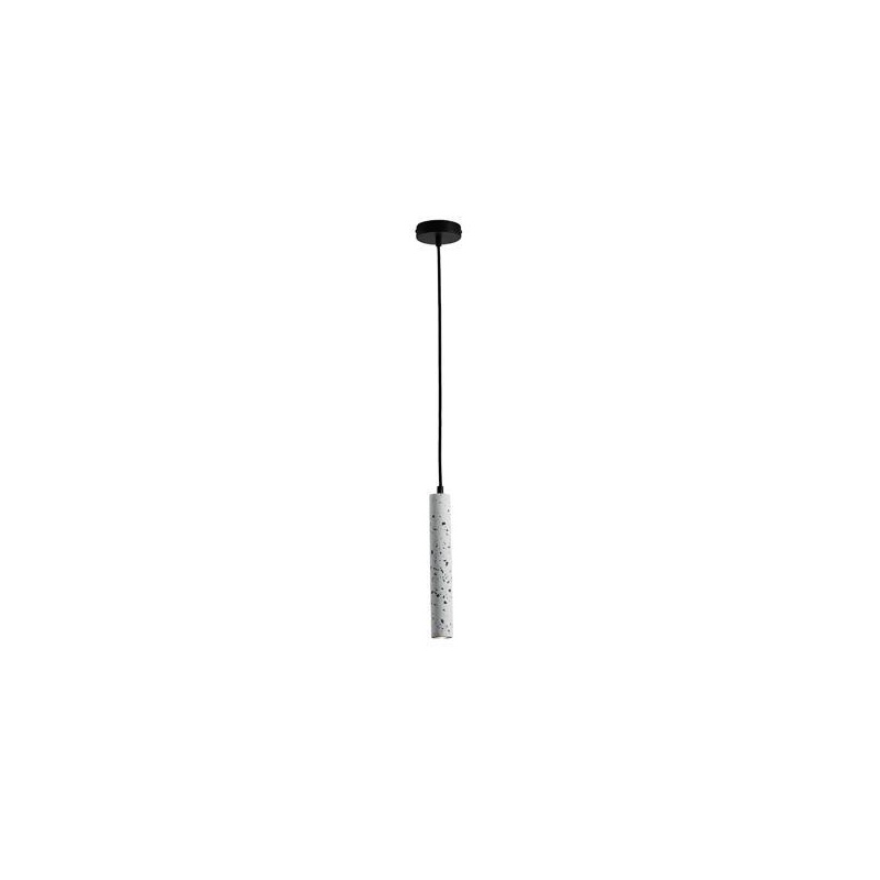 Arte Illumina Φωτιστικό Κρεμαστό Γύψινο Λευκό GU10 Max 3W 45x45x300mm SALPICO (144-50018)