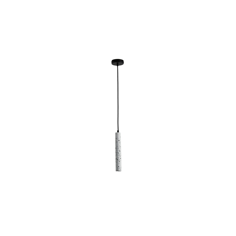 Arte Illumina Φωτιστικό Κρεμαστό Γύψινο Λευκό GU10 Max 3W 45x45x300mm SALPICO (144-50018)