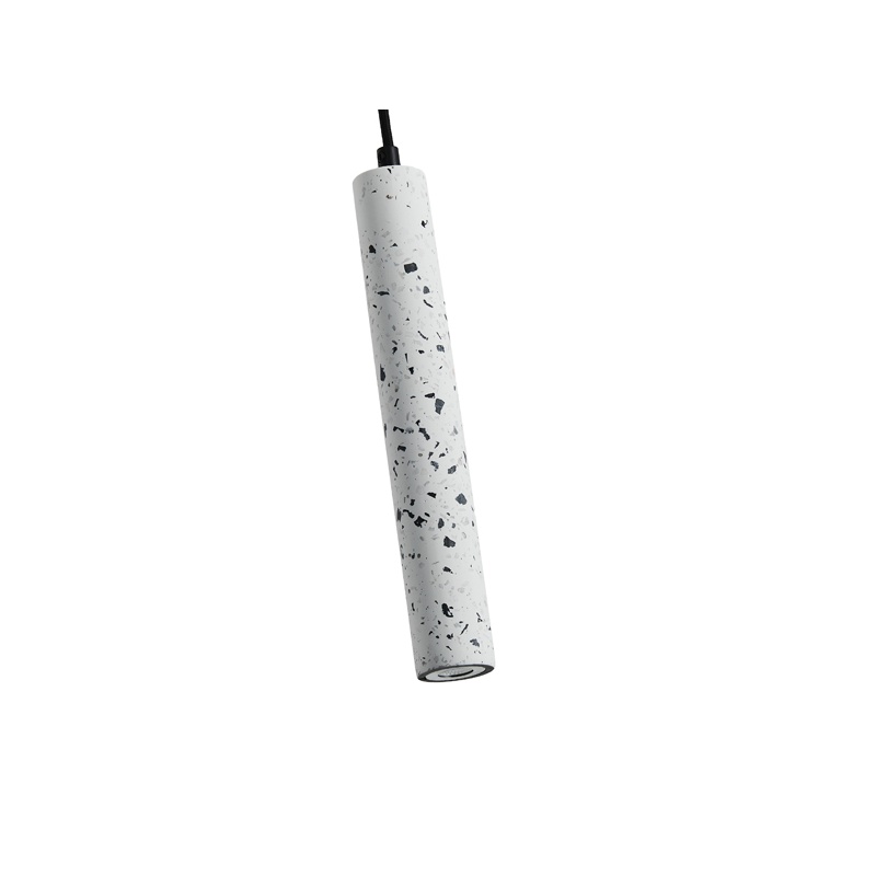 Arte Illumina Φωτιστικό Κρεμαστό Γύψινο Λευκό GU10 Max 3W 45x45x300mm SALPICO (144-50018)