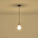 Arte Illumina Φωτιστικό Κρεμαστό Γύψινο Λευκό G9 Max 15W 100x100x210mm PLASTER SERIES (144-50021)
