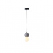 Arte Illumina Φωτιστικό Κρεμαστό Γύψινο Γκρι G9 Max 15W 100x100x210mm PLASTER SERIES (144-50022)