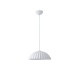 Arte Illumina Φωτιστικό Κρεμαστό Γύψινο Λευκό 1x E27 Max 15W 350x350x130mm CALCO (144-50027)