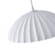 Arte Illumina Φωτιστικό Κρεμαστό Γύψινο Λευκό 1x E27 Max 15W 350x350x130mm CALCO (144-50027)