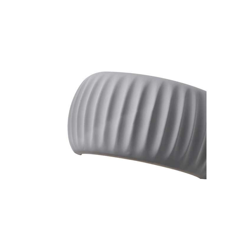 Arte Illumina Απλίκα Γύψινη Γκρι 5W 3000K 450Lm 270x130x140mm CALCO (144-50029)