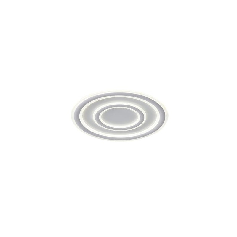 Arte Illumina Πλαφονιέρα LED 60W 3840Lm Φ50 3CCT 3000-4000-6500K 510x60mm Λευκό MOTIVO (144-51034)