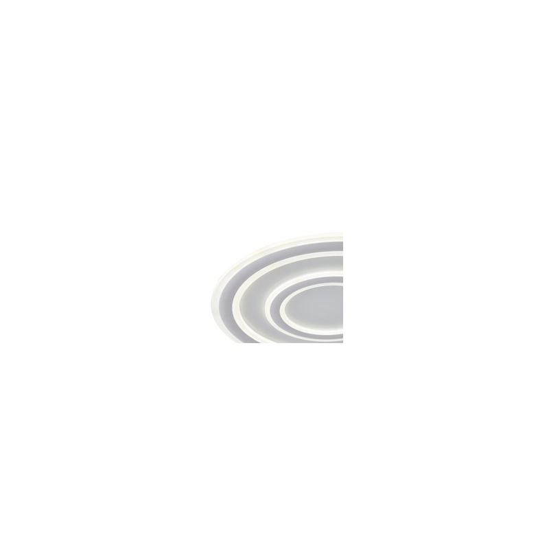 Arte Illumina Πλαφονιέρα LED 60W 3840Lm Φ50 3CCT 3000-4000-6500K 510x60mm Λευκό MOTIVO (144-51034)