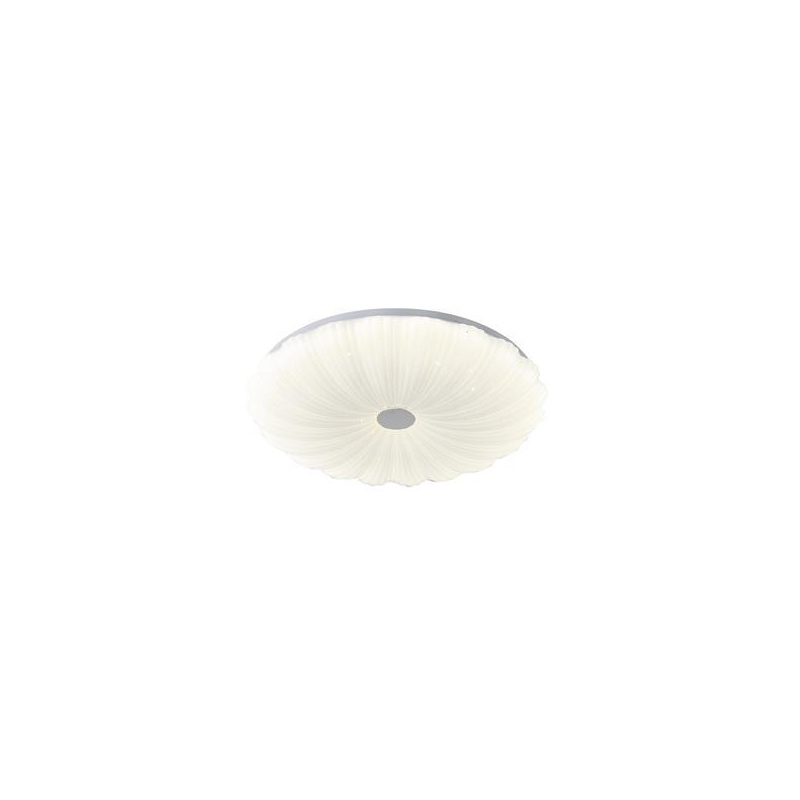 Arte Illumina Πλαφονιέρα Πλαστική LED 60W 4680Lm 3CCT 3000-4000-6500K Φ480x75mm Λευκό MOTIVO (144-51037)