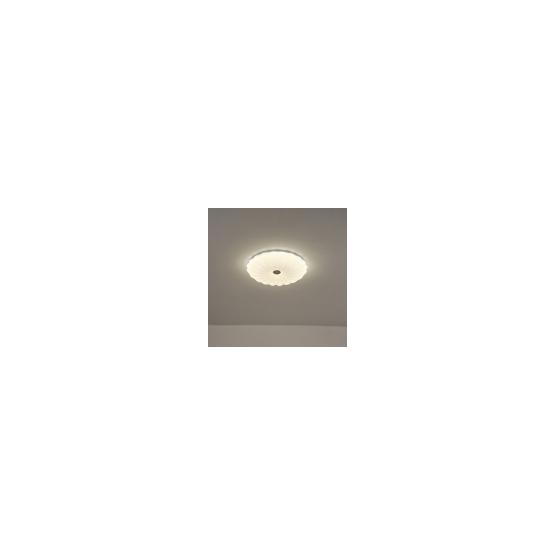 Arte Illumina Πλαφονιέρα Πλαστική LED 60W 4680Lm 3CCT 3000-4000-6500K Φ480x75mm Λευκό MOTIVO (144-51037)