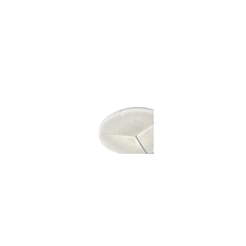 Arte Illumina Πλαφονιέρα Πλαστική LED 60W 5700Lm 3CCT 3000-4000-6500K Φ480x75mm Λευκό TRIANO (144-51038)
