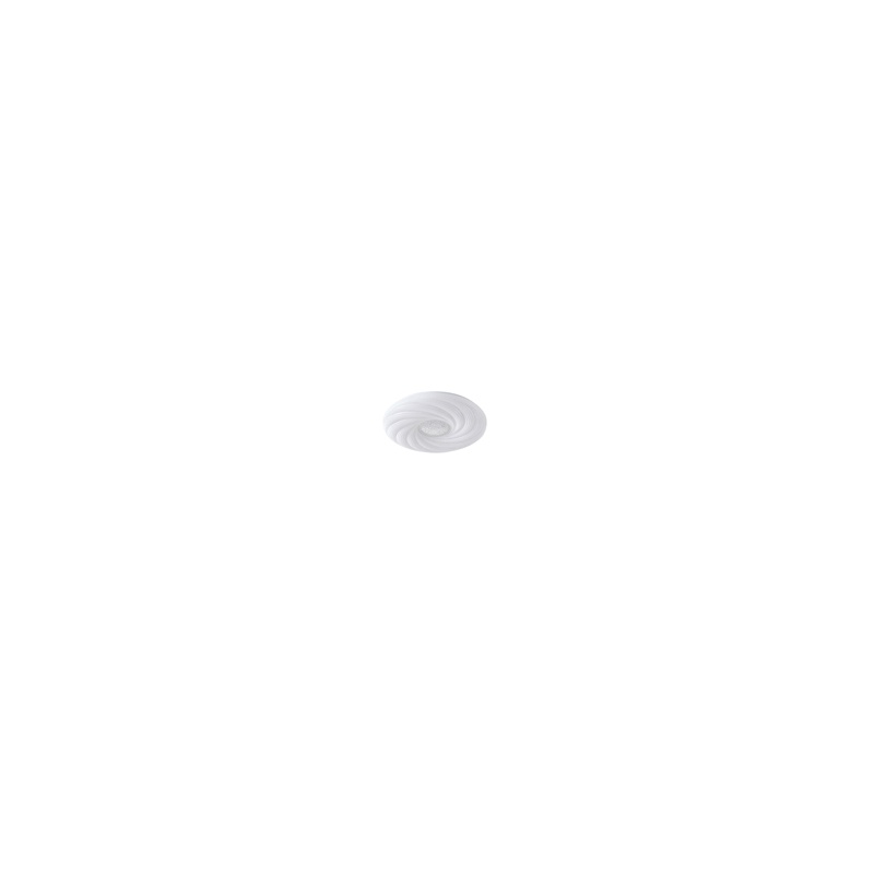 Arte Illumina Πλαφονιέρα Πλαστική LED 60W 5580Lm 3CCT 3000-4000-6500K Φ480x75mm Λευκό TRIANO (144-51039)