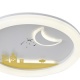 Arte Illumina Πλαφονιέρα Πλαστική LED 60W 5940Lm Φ50 3CCT-3000-4000-6500K 480x65mm Λευκό Κίτρινο ALEGRE (144-51040)