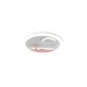 Arte Illumina Πλαφονιέρα LED 60W Φ50 6120Lm 3CCT 3000-4000-6500K 480x65mm Λευκό Ροζ ALEGRE (144-51041)