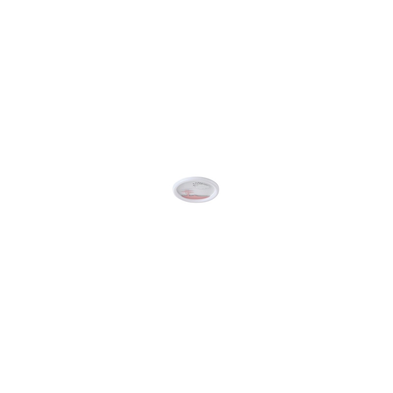 Arte Illumina Πλαφονιέρα LED 60W Φ50 6120Lm 3CCT 3000-4000-6500K 480x65mm Λευκό Ροζ ALEGRE (144-51041)