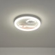 Arte Illumina Πλαφονιέρα LED 60W Φ50 6120Lm 3CCT 3000-4000-6500K 480x65mm Λευκό Ροζ ALEGRE (144-51041)