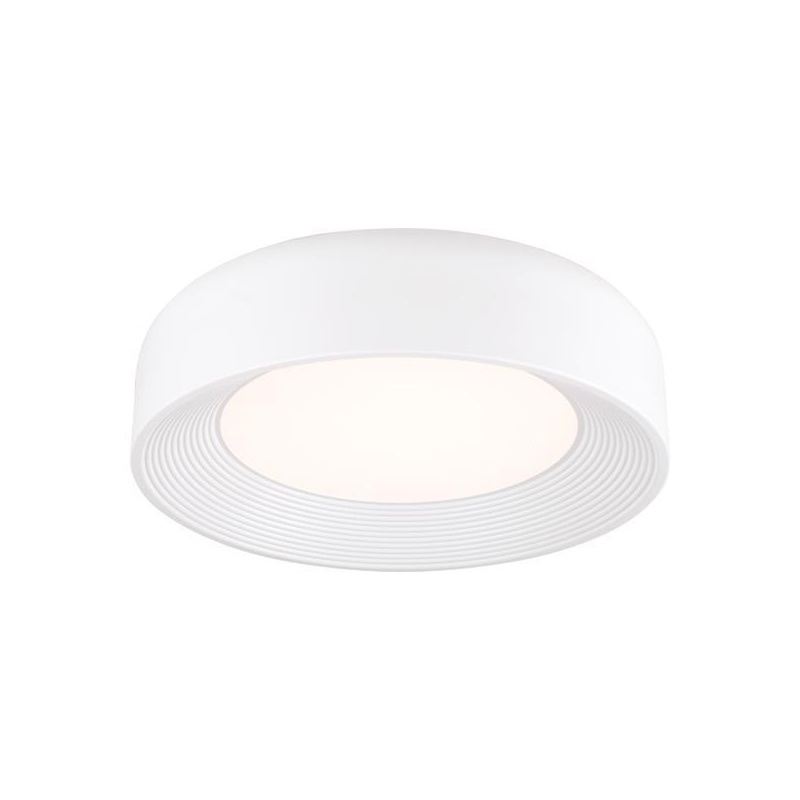 Arte Illumina Πλαφονιέρα Μεταλλική 3000K 2262Lm 400x400x100mm Λευκή UPON (144-51045)