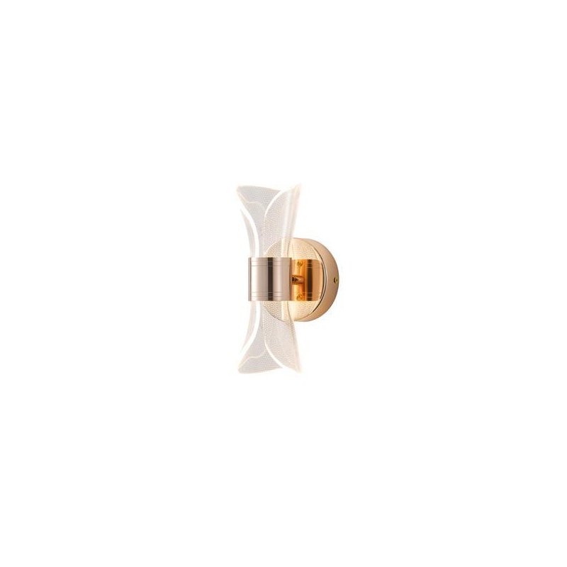 Arte Illumina Απλίκα Γαλλικό Χρυσό Ακρυλική Dots 8W 3000K 720lm 520x360mm TELA (144-58013)