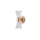 Arte Illumina Απλίκα Γαλλικό Χρυσό Ακρυλική Dots 8W 3000K 720lm 520x360mm TELA (144-58013)
