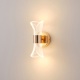 Arte Illumina Απλίκα Γαλλικό Χρυσό Ακρυλική Dots 8W 3000K 720lm 520x360mm TELA (144-58013)