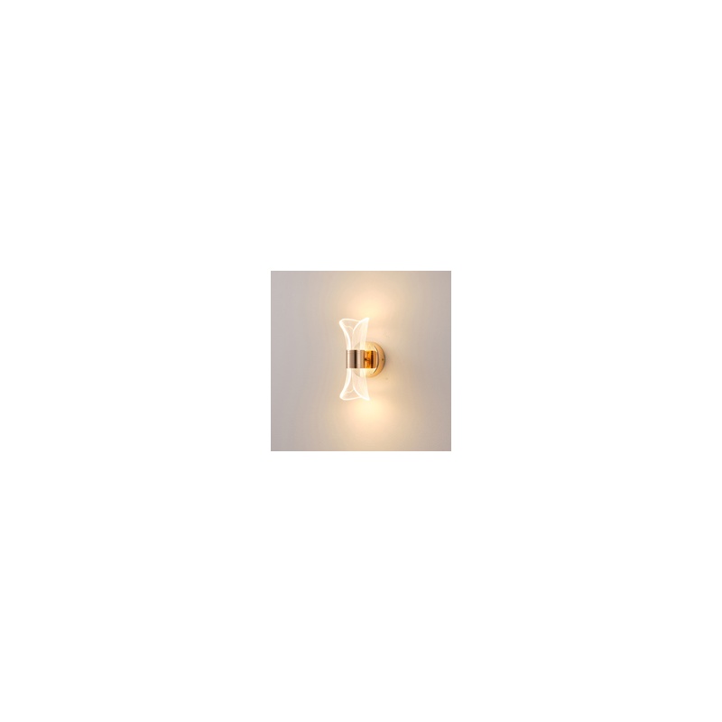 Arte Illumina Απλίκα Γαλλικό Χρυσό Ακρυλική Dots 8W 3000K 720lm 520x360mm TELA (144-58013)