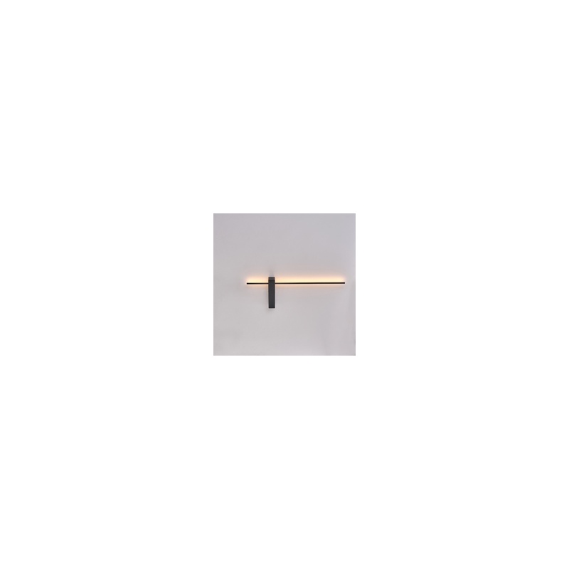 Arte Illumina Απλίκα TOIXOY LED 8W 3000K 800lm Μέταλλο Μαύρο 600x200x40mm CLIO (144-58020)
