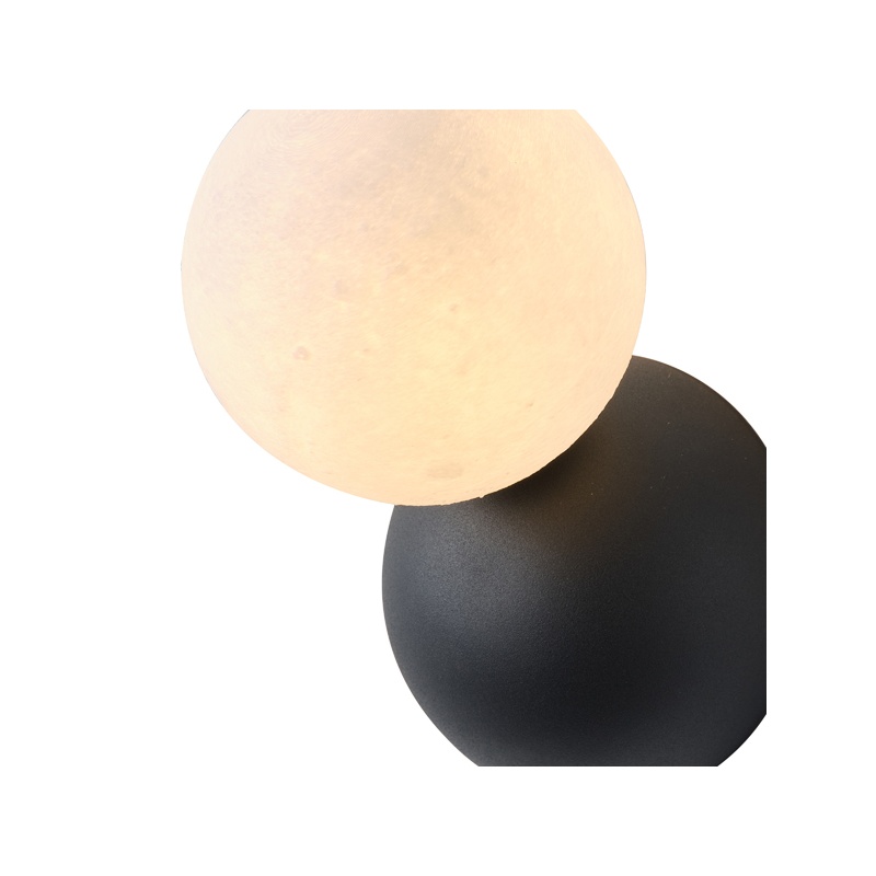 Arte Illumina Απλίκα Tοίχου Μεταλλική L LED G9 Max 25W 100x120mm MΑΥΡΟ TERPSI (144-58028)