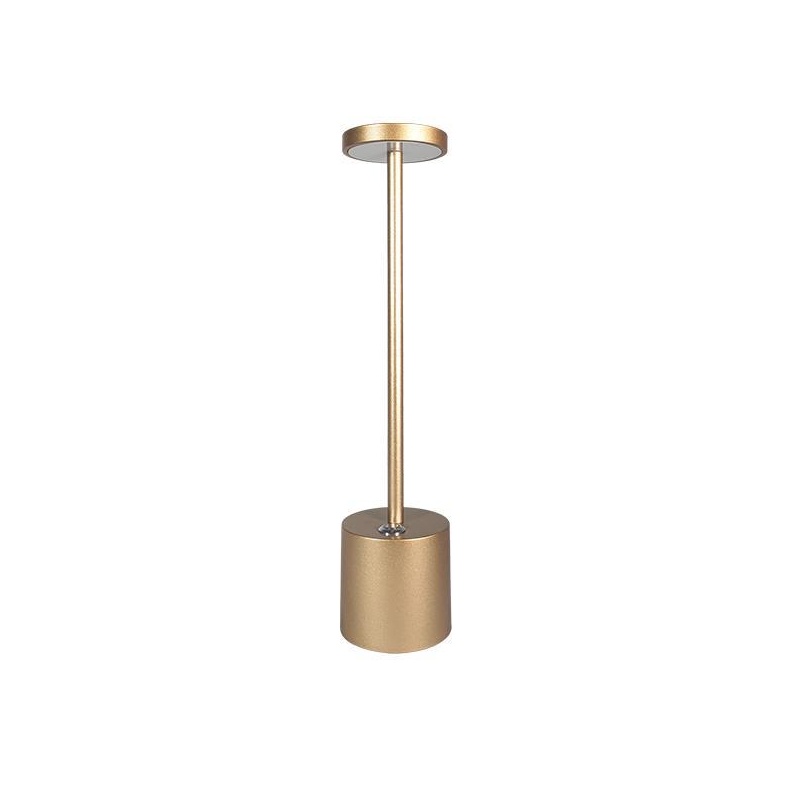 Arte Illumina Πορτατίφ Αφής Επαναφορτιζόμενο LED 4W Dimmable Χρυσό TABLO (144-70006)