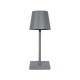 Arte Illumina Πορτατίφ Αφής Επαναφορτιζόμενο LED 3.5W Dimmable Γκρι CHROMA (144-70014)