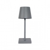 Arte Illumina Πορτατίφ Αφής Επαναφορτιζόμενο LED 3.5W Dimmable Γκρι CHROMA (144-70014)
