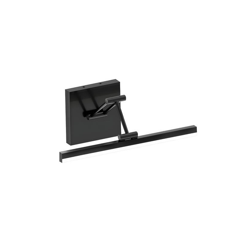 Arte Illumina Φωτιστικό Μπάνιου 14W 3CCT 400mm IP44 Μαύρο AURA (144-80522)