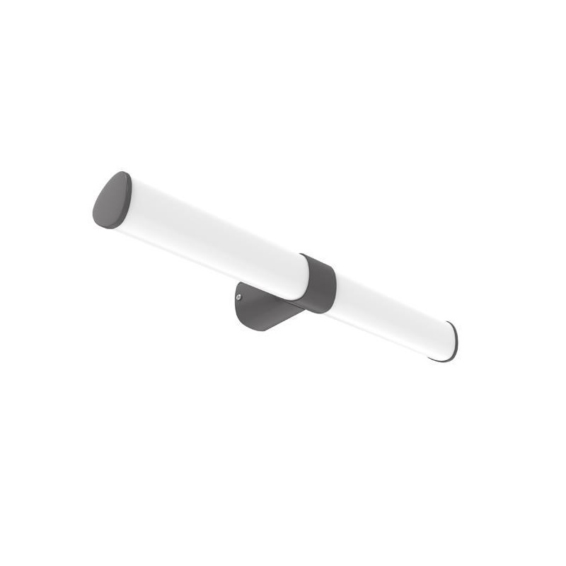 Arte Illumina Απλίκα Μπάνιου Τρίγωνο 15W 3CCT 600mm IP44 Μαύρο SALO (144-80538)