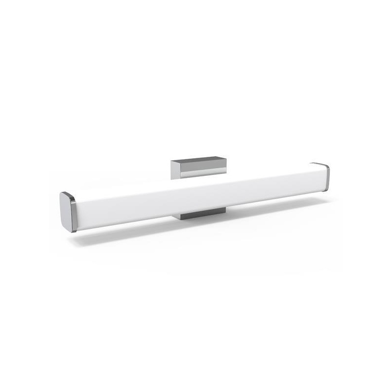 Arte Illumina Απλίκα Μπάνιου Τετράγωνη 15W 3CCT 600mm IP44 Νίκελ PALM (144-80543)