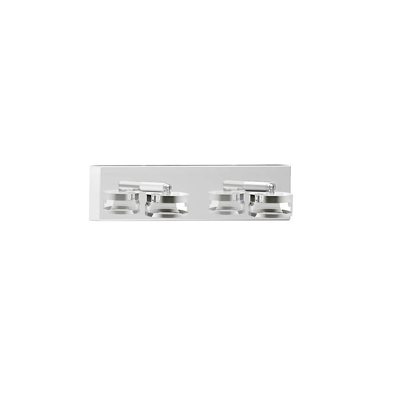 Arte Illumina Απλίκα Μπάνιου 2x3W IP44 Νίκελ FRESH (144-80550)