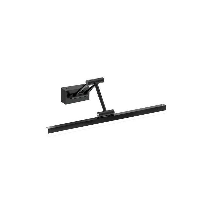 Arte Illumina Φωτιστικό Μπάνιου Αλουμινίου 14W 3CCT 400mm(βάση 80x40mm) IP44 Μαύρο LANO (144-80562)