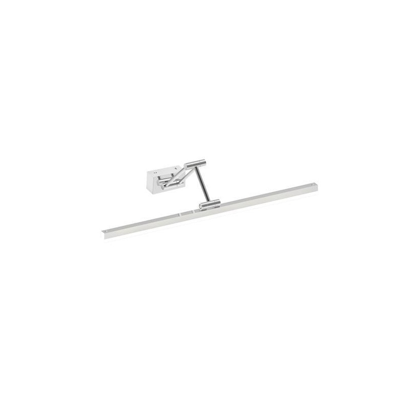 Arte Illumina Φωτιστικό Μπάνιου 14W 3CCT 600mm (βάση 80x40mm) IP44 Νίκελ LANO (144-80563)
