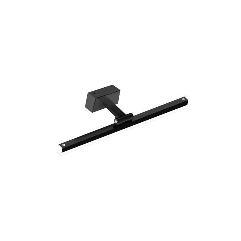 Arte Illumina Φωτιστικό Μπάνιου Αλουμινίου 14W 3CCT 400mm(βάση 80x40mm) IP44 Μαύρο FEOS (144-80565)