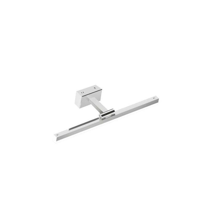 Arte Illumina Φωτιστικό Μπάνιου Αλουμινίου 14W 3CCT 400mm (βάση 80x40mm) IP44 Νίκελ FEOS (144-80566)