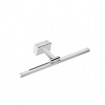 Arte Illumina Φωτιστικό Μπάνιου Αλουμινίου 14W 3CCT 400mm (βάση 80x40mm) IP44 Νίκελ FEOS (144-80566)