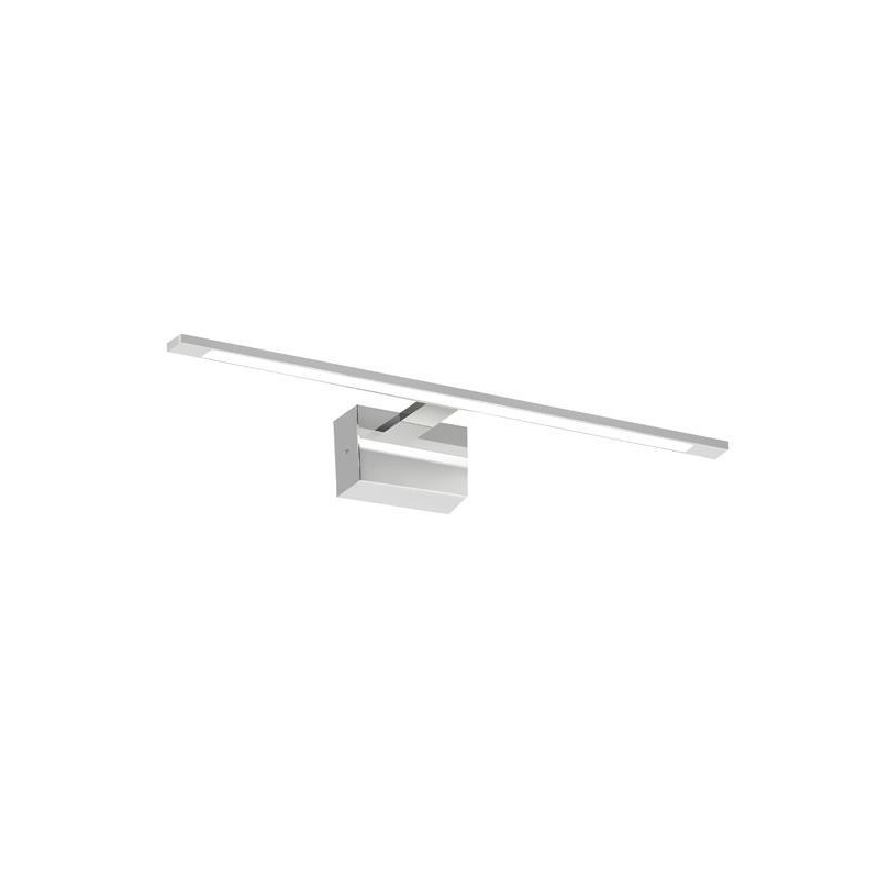 Arte Illumina Φωτιστικό Μπάνιου 14W 3CCT 680mm (βάση 80x40mm) IP44 Νίκελ FEOS (144-80568)