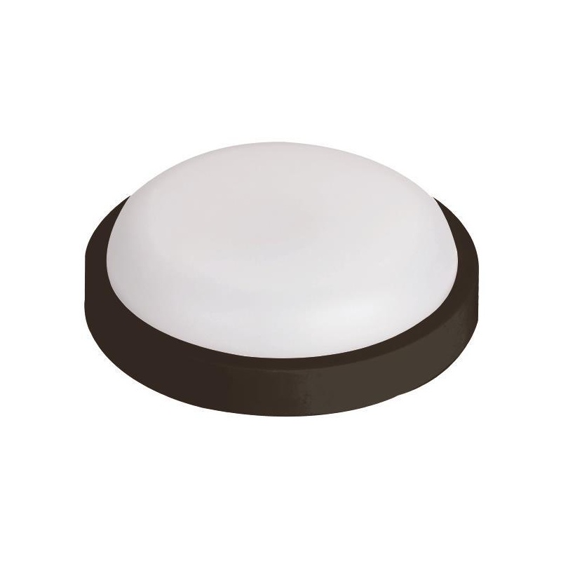 Arte Illumina Φωτιστικό Τοίχου Στρογγυλό LED 18W Φ200x55 3000K IP54 Μαύρο PLUS (145-20031)