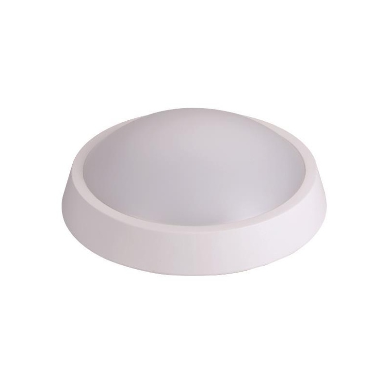Arte Illumina Φωτιστικό Τοίχου Στρογγυλό LED 24W Φ270x93 4000K IP65 Λευκή PLUS (145-20034)