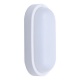 Arte Illumina Φωτιστικό Τοίχου Οβάλ LED 12W 160x90x51 12/24V AC/DC 6500K IP54 Λευκό PLUS (145-20040)