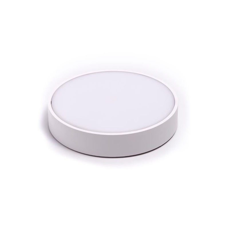 Arte Illumina Πλαφονιέρα Στρογγυλή Λευκή LED 24W Φ30 4000Κ IP54 (145-20083)