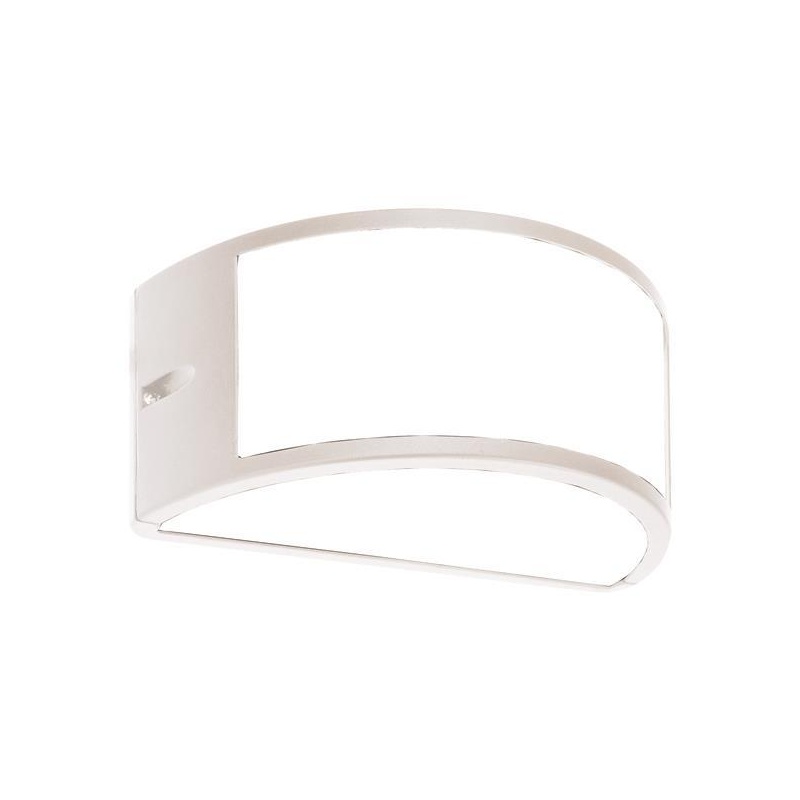 Arte Illumina Απλίκα Τοίχου Οβάλ E27 Max 10W LED 220x121x108 IP54 Λευκή PRO (145-20210)