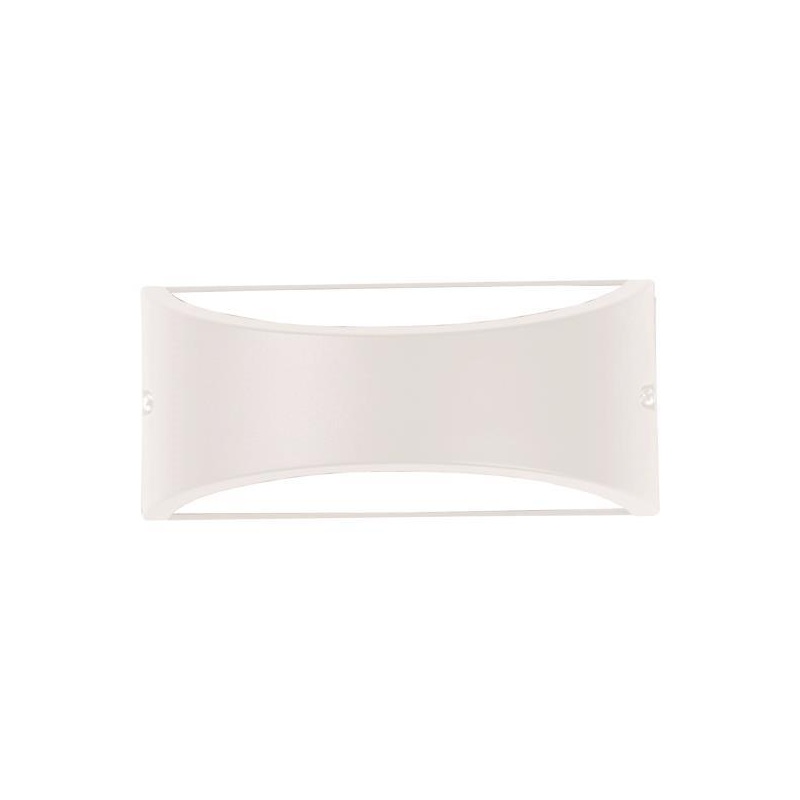 Arte Illumina Απλίκα Τοίχου Οβάλ E27 Max 10W LED 220x99x100 IP54 Λευκή PRO (145-20213)