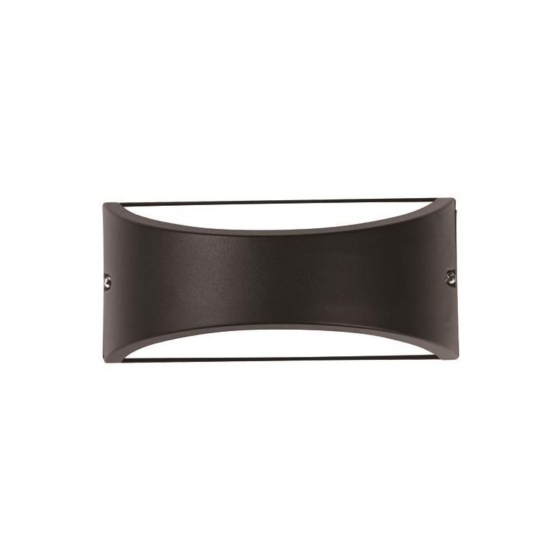Arte Illumina Απλίκα Τοίχου Οβάλ E27 Max 10W LED 220x99x100 IP54 Μαύρη PRO (145-20214)