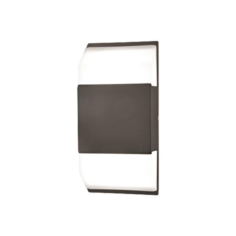 Arte Illumina  Απλίκα Τοίχου LED 5W 90x40x185 3000K IP54 Μαύρη PRO (145-20221)