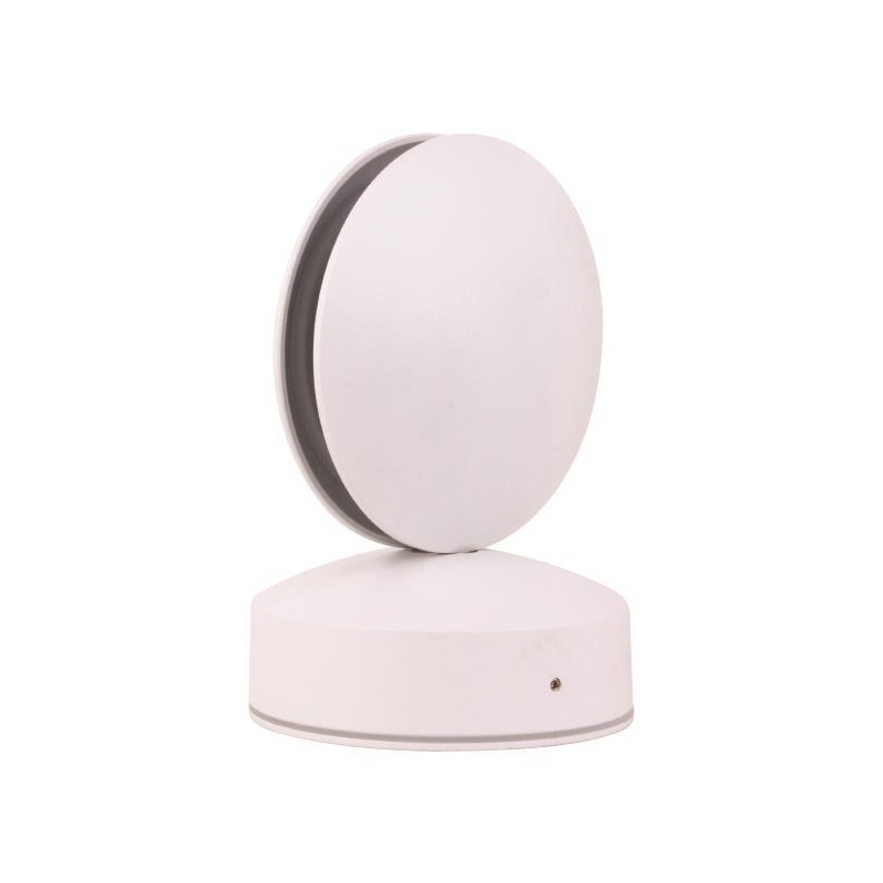 Arte Illumina  Φωτιστικό Τοίχου Στρογγυλό LED 8W Φ110x120x165 3000K IP65 Λευκό PLUS (145-20227)