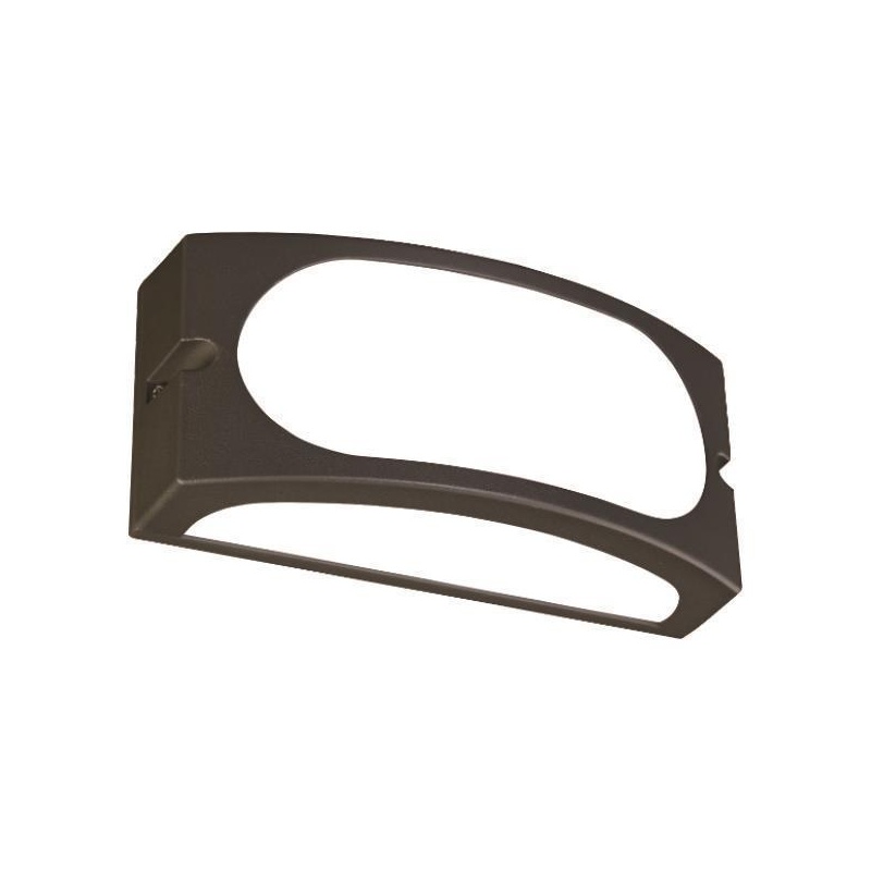 Arte Illumina Απλίκα Τοίχου LM05 Οβάλ E27 Max 10W LED 220x85x100 IP54 Μαύρη PRO (145-20237)